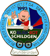 Sessionsorden der KG Blau-Rot Schildgen e.V. im Jahr 1993